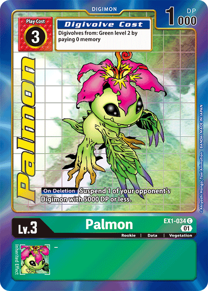 Palmon [EX1-034] (Alternate Art) [Classic Collection] | Mindsight Gaming