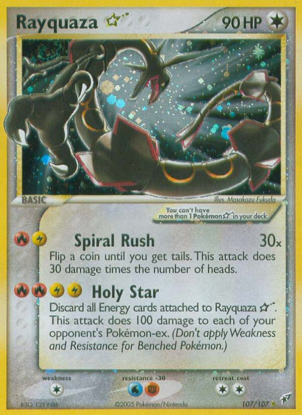 Rayquaza Star (107/107) [EX: Deoxys] | Mindsight Gaming