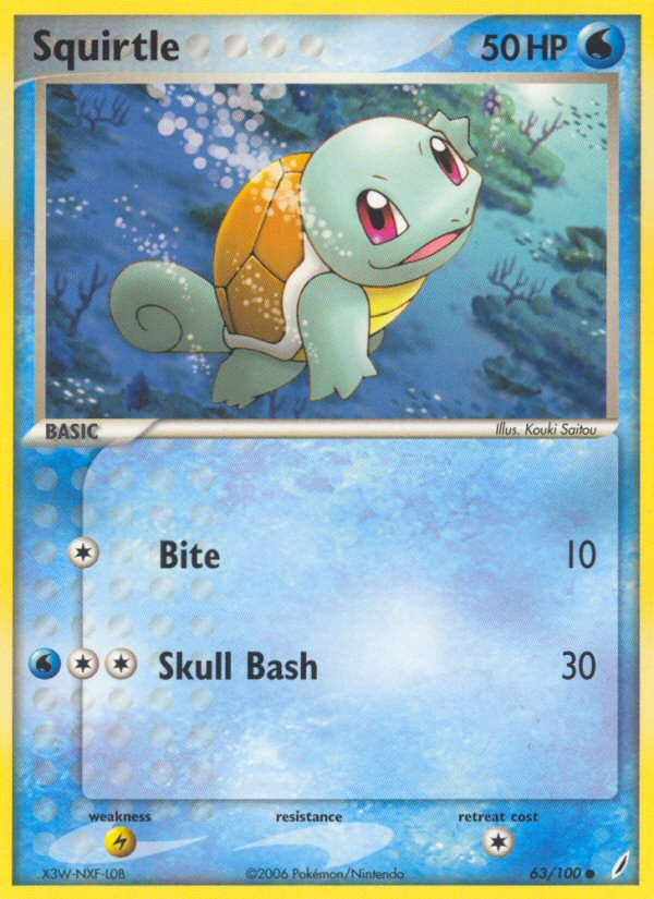 Squirtle (63/100) [EX: Crystal Guardians] | Mindsight Gaming