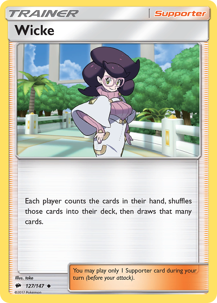 Wicke (127/147) [Sun & Moon: Burning Shadows] | Mindsight Gaming