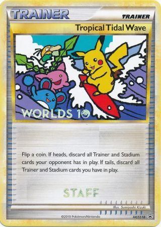 Tropical Tidal Wave (HGSS18) (Staff) [HeartGold & SoulSilver: Black Star Promos] | Mindsight Gaming