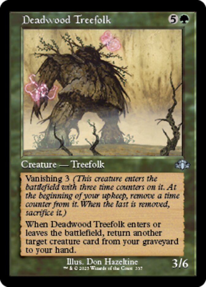 Deadwood Treefolk (Retro) [Dominaria Remastered] | Mindsight Gaming