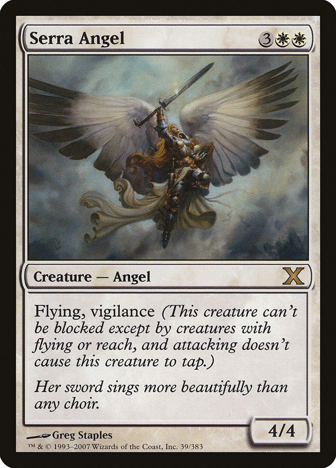 Serra Angel [Tenth Edition] | Mindsight Gaming