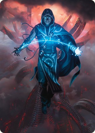 Jace, the Perfected Mind Art Card [Phyrexia: All Will Be One Art Series] | Mindsight Gaming