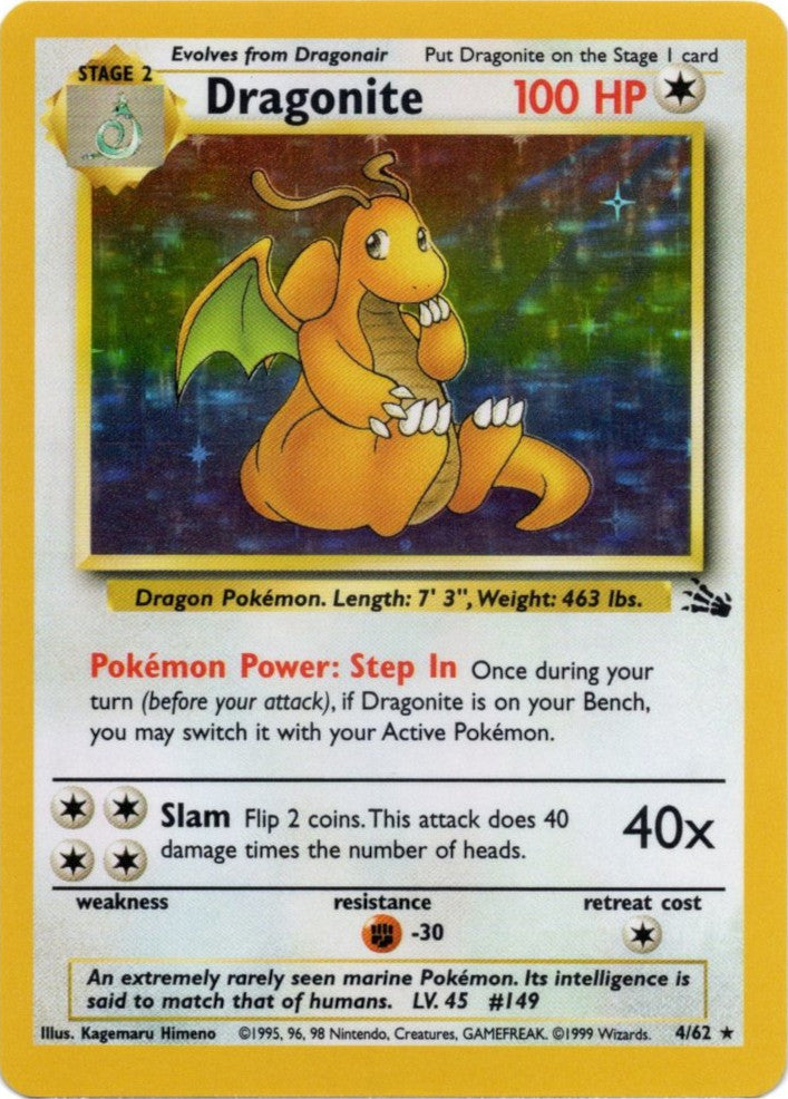 Dragonite (4/62) [Fossil Unlimited] | Mindsight Gaming