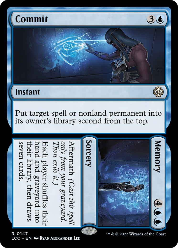 Commit // Memory [The Lost Caverns of Ixalan Commander] | Mindsight Gaming