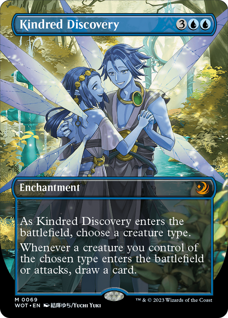 Kindred Discovery (Anime Borderless) [Wilds of Eldraine: Enchanting Tales] | Mindsight Gaming