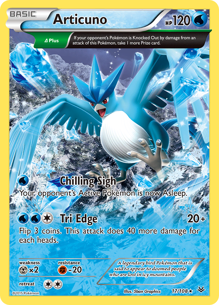 Articuno (17/108) [XY: Roaring Skies] | Mindsight Gaming