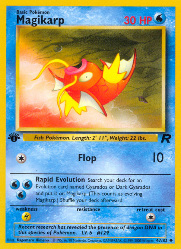 Magikarp (47/82) [Team Rocket 1st Edition] | Mindsight Gaming