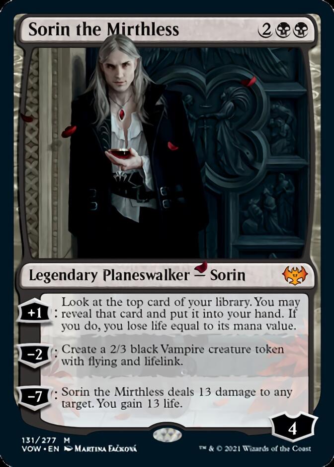 Sorin the Mirthless [Innistrad: Crimson Vow] | Mindsight Gaming