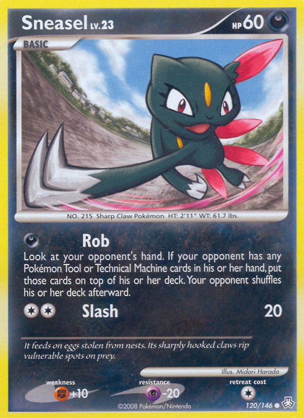 Sneasel (120/146) [Diamond & Pearl: Legends Awakened] | Mindsight Gaming