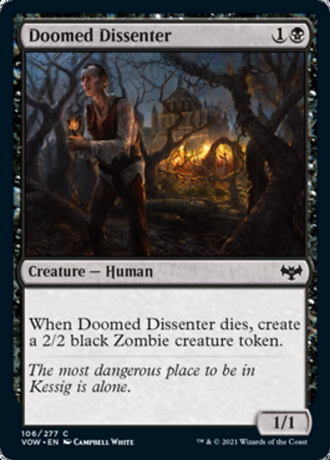 Doomed Dissenter [Innistrad: Crimson Vow] | Mindsight Gaming