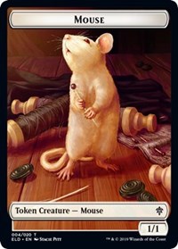 Mouse // Food (16) Double-sided Token [Throne of Eldraine Tokens] | Mindsight Gaming