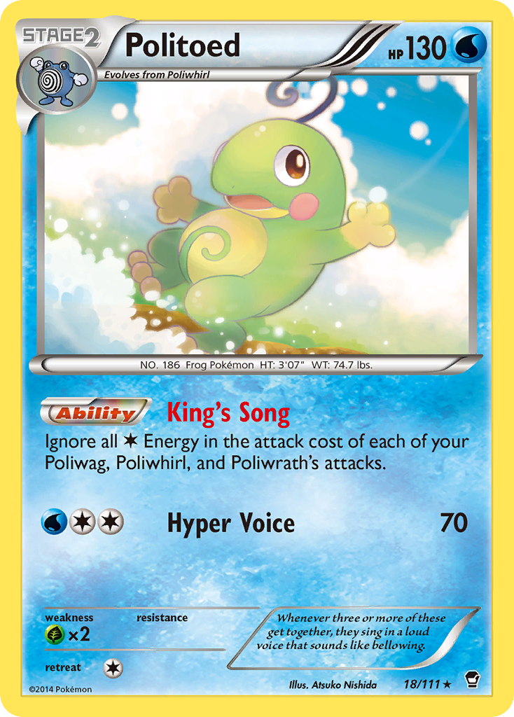 Politoed (18/111) [XY: Furious Fists] | Mindsight Gaming