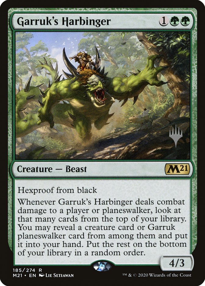 Garruk's Harbinger (Promo Pack) [Core Set 2021 Promos] | Mindsight Gaming