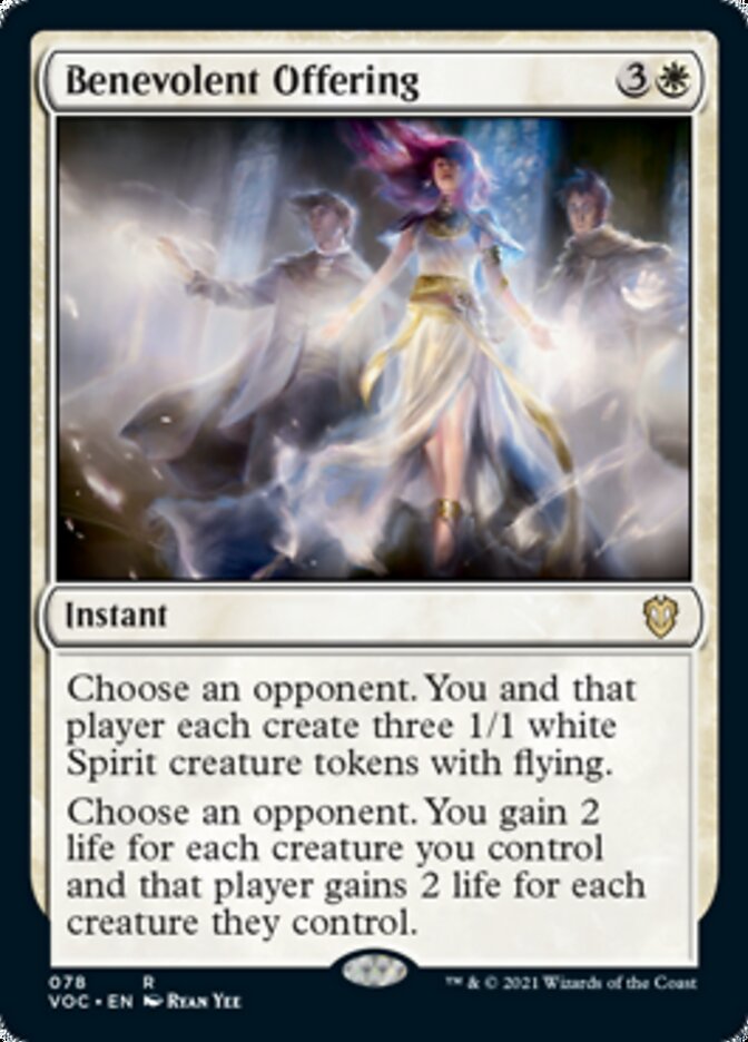 Benevolent Offering [Innistrad: Crimson Vow Commander] | Mindsight Gaming