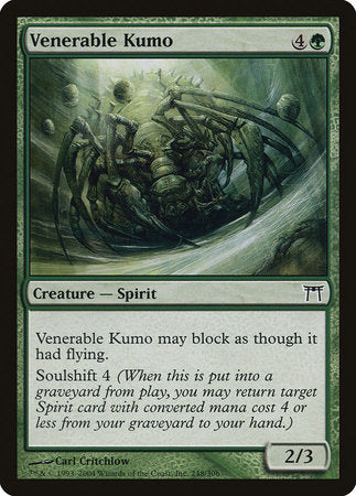 Venerable Kumo [Champions of Kamigawa] | Mindsight Gaming