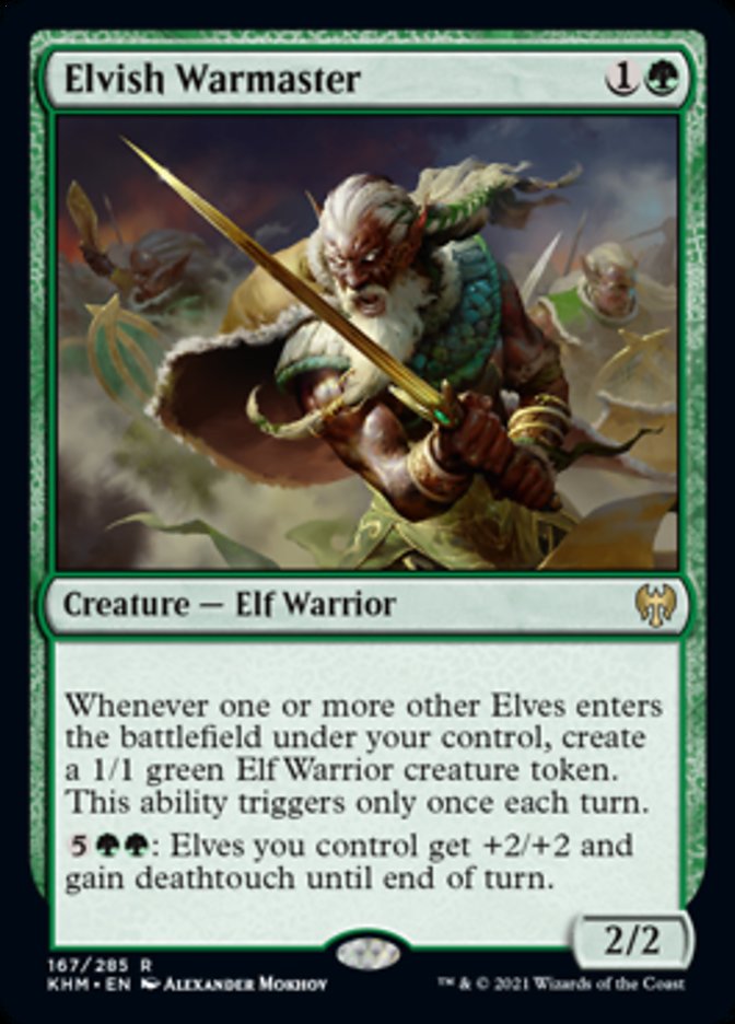 Elvish Warmaster [Kaldheim] | Mindsight Gaming