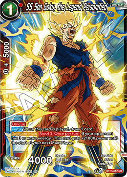 SS Son Goku, the Legend Personified (Super Rare) [BT13-012] | Mindsight Gaming