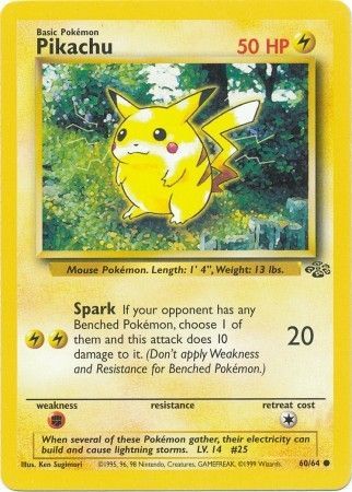 Pikachu (60/64) [Jungle Unlimited] | Mindsight Gaming