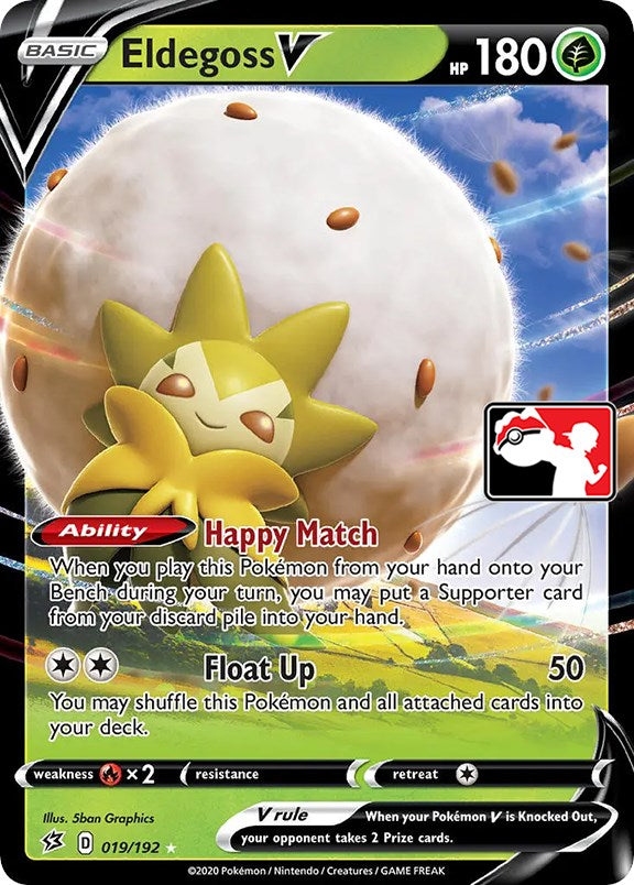 Eldegoss V (019/192) [Prize Pack Series One] | Mindsight Gaming