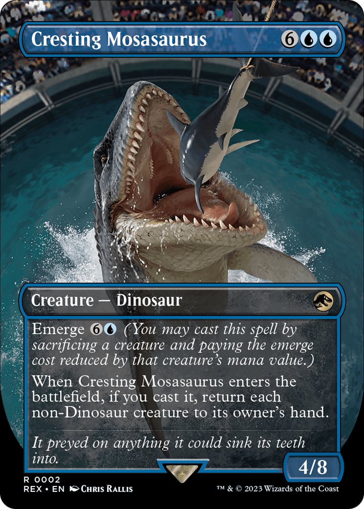 Cresting Mosasaurus (Borderless) [Jurassic World Collection] | Mindsight Gaming