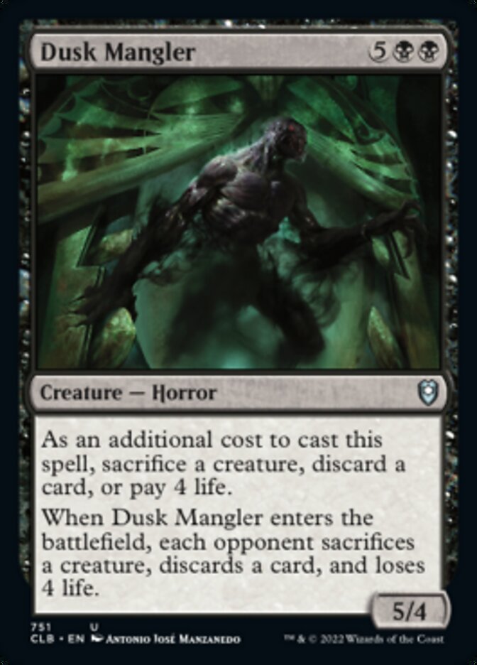 Dusk Mangler [Commander Legends: Battle for Baldur's Gate] | Mindsight Gaming