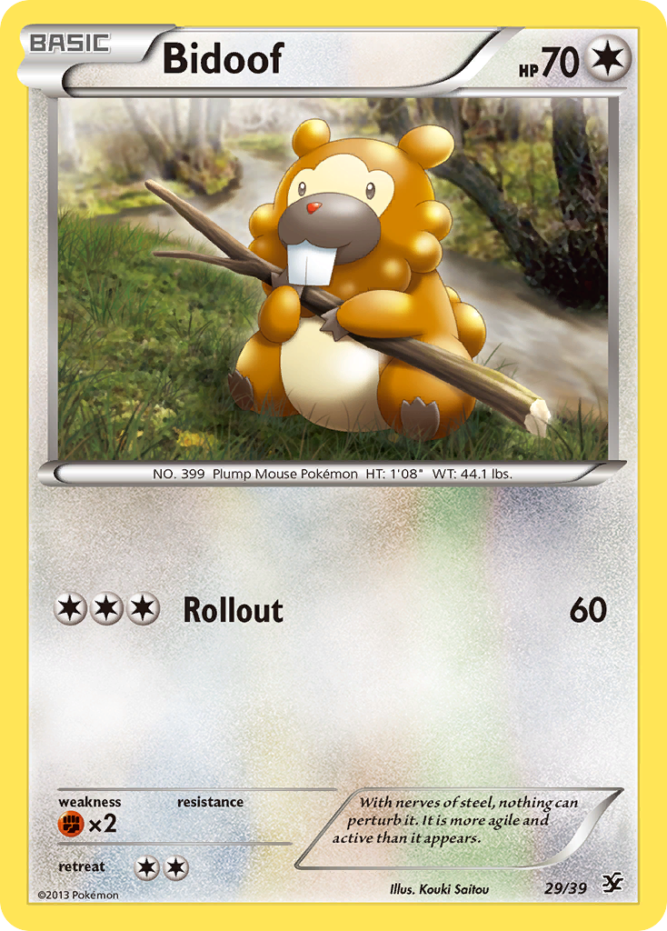 Bidoof (29/39) [XY: Kalos Starter Set] | Mindsight Gaming