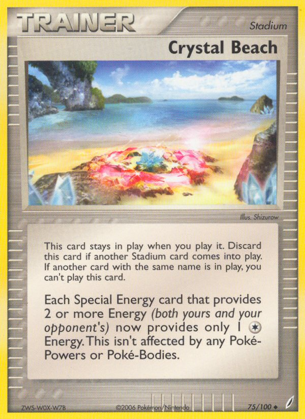 Crystal Beach (75/100) [EX: Crystal Guardians] | Mindsight Gaming