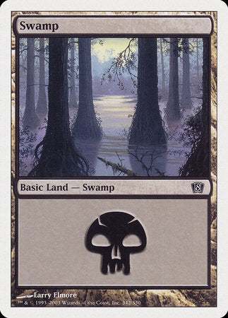 Swamp (342) [Eighth Edition] | Mindsight Gaming