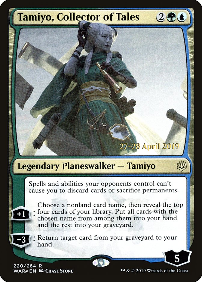 Tamiyo, Collector of Tales  [War of the Spark Prerelease Promos] | Mindsight Gaming