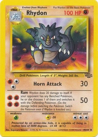 Rhydon (45/64) [Jungle Unlimited] | Mindsight Gaming