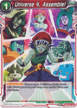 Universe 4, Assemble! (Reprint) (DB2-031) [Battle Evolution Booster] | Mindsight Gaming