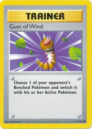 Gust of Wind (93/102) [Base Set Shadowless Unlimited] | Mindsight Gaming