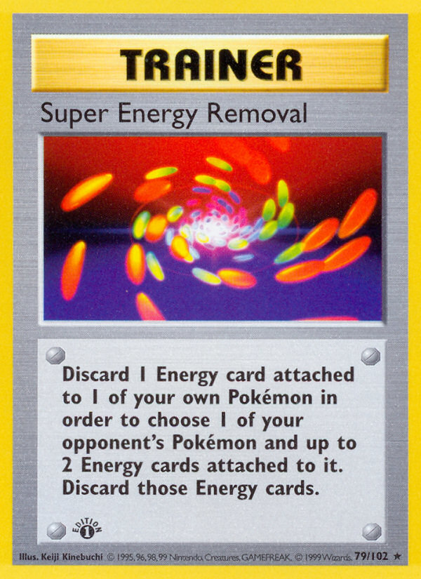 Super Energy Removal (79/102) (Shadowless) [Base Set 1st Edition] | Mindsight Gaming