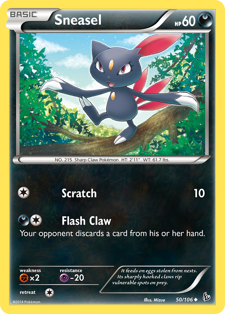 Sneasel (50/106) [XY: Flashfire] | Mindsight Gaming