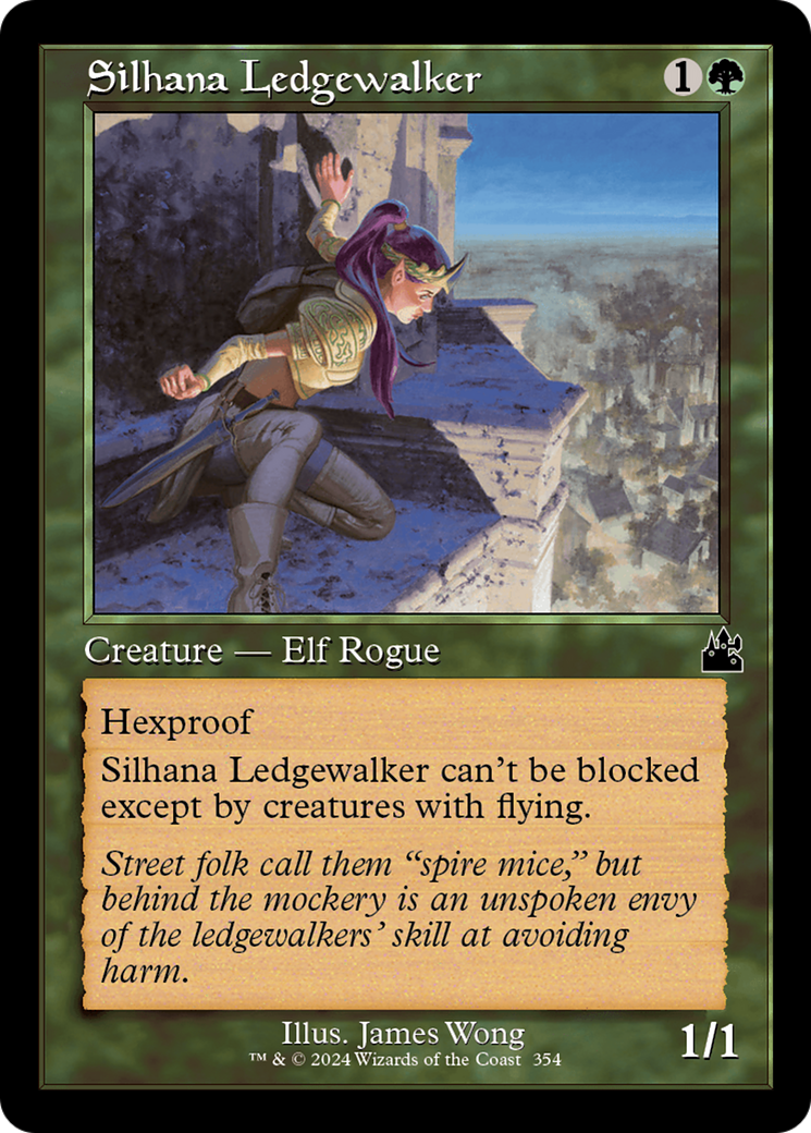 Silhana Ledgewalker (Retro Frame) [Ravnica Remastered] | Mindsight Gaming