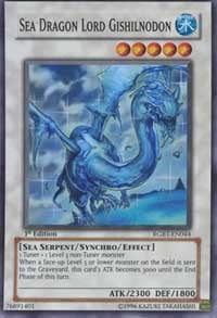 Sea Dragon Lord Gishilnodon [RGBT-EN044] Super Rare | Mindsight Gaming