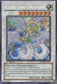 Light End Dragon [RGBT-EN091] Secret Rare | Mindsight Gaming