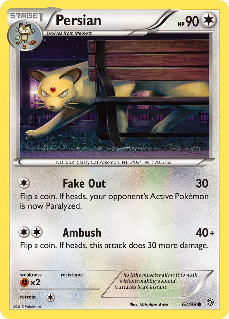 Persian (62/98) [XY: Ancient Origins] | Mindsight Gaming