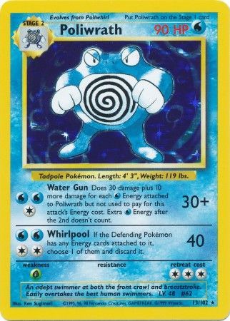 Poliwrath (13/102) [Base Set Unlimited] | Mindsight Gaming