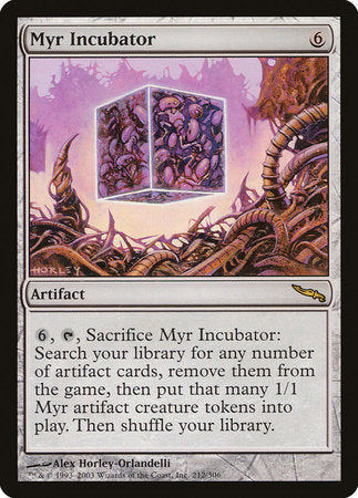 Myr Incubator [Mirrodin] | Mindsight Gaming