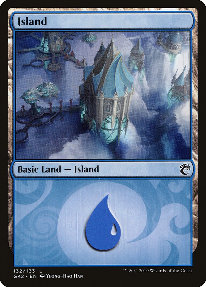 Island (132) [Ravnica Allegiance Guild Kit] | Mindsight Gaming