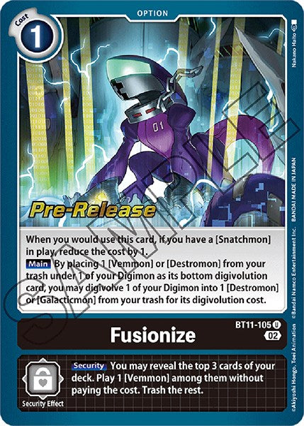 Fusionize [BT11-105] [Dimensional Phase Pre-Release Promos] | Mindsight Gaming