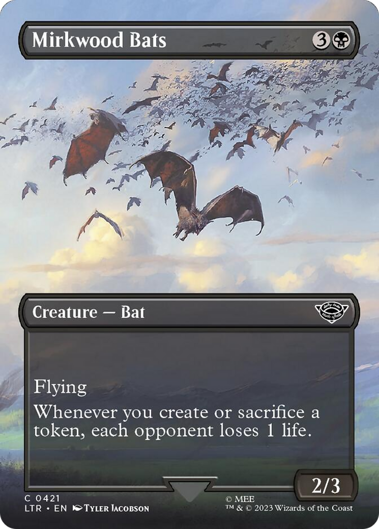 Mirkwood Bats (Borderless Alternate Art) [The Lord of the Rings: Tales of Middle-Earth] | Mindsight Gaming