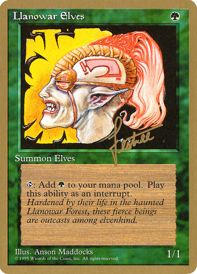 Llanowar Elves (Bertrand Lestree) [Pro Tour Collector Set] | Mindsight Gaming