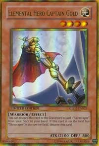 Elemental Hero Captain Gold [GLD2-EN025] Ultra Rare | Mindsight Gaming