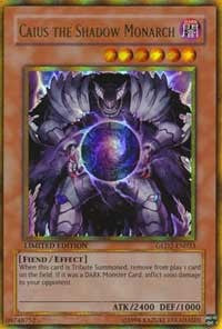 Caius the Shadow Monarch [GLD2-EN033] Ultra Rare | Mindsight Gaming