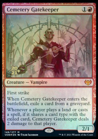 Cemetery Gatekeeper [Innistrad: Crimson Vow Prerelease Promos] | Mindsight Gaming