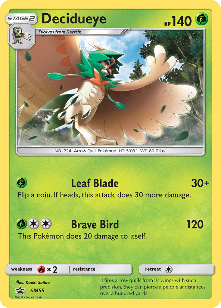 Decidueye (SM55) [Sun & Moon: Black Star Promos] | Mindsight Gaming